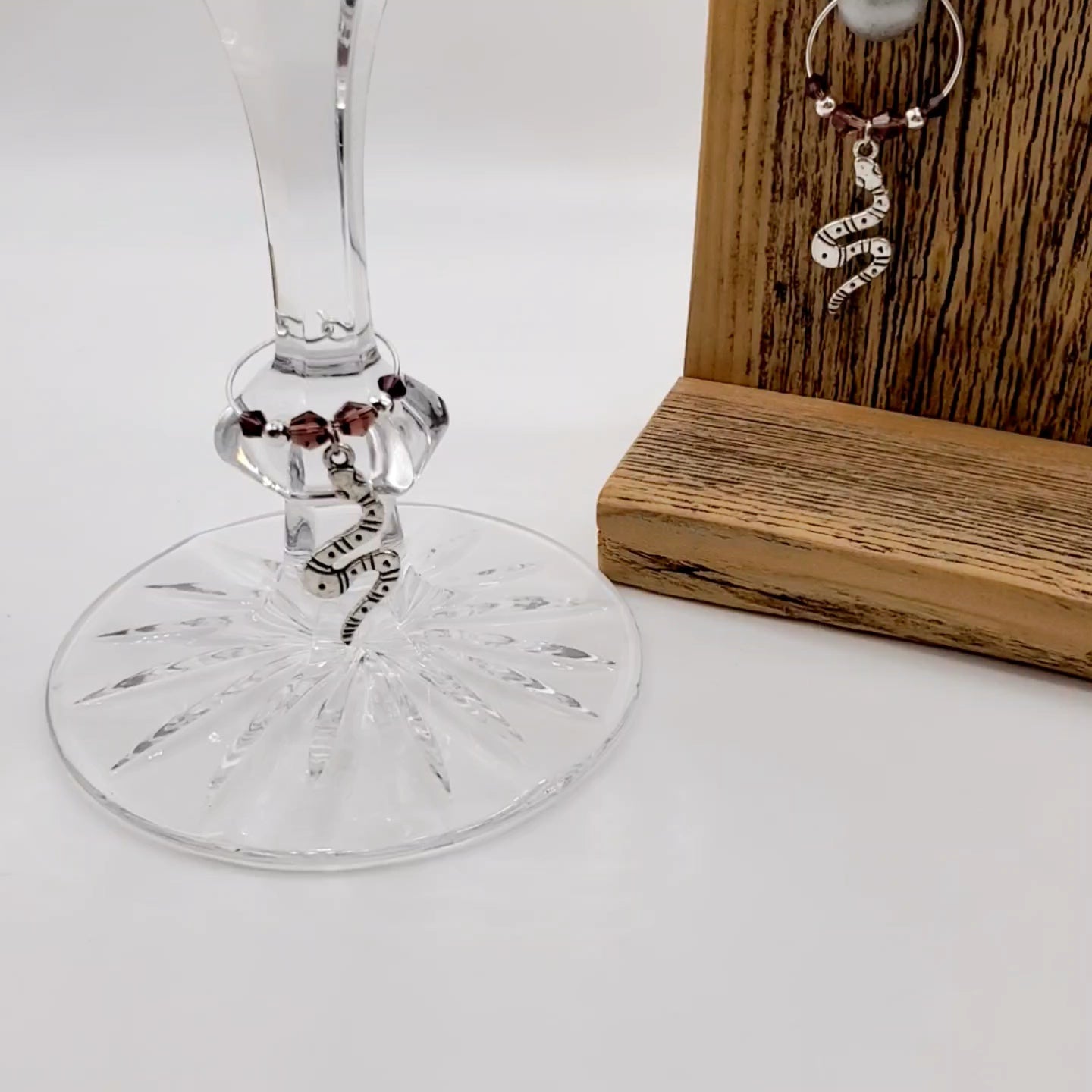 New Year of Snake Wineglass Charms